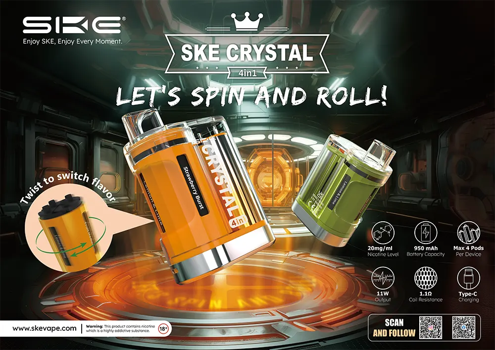 SKE Crystal 4in1 Vape Pod New Release