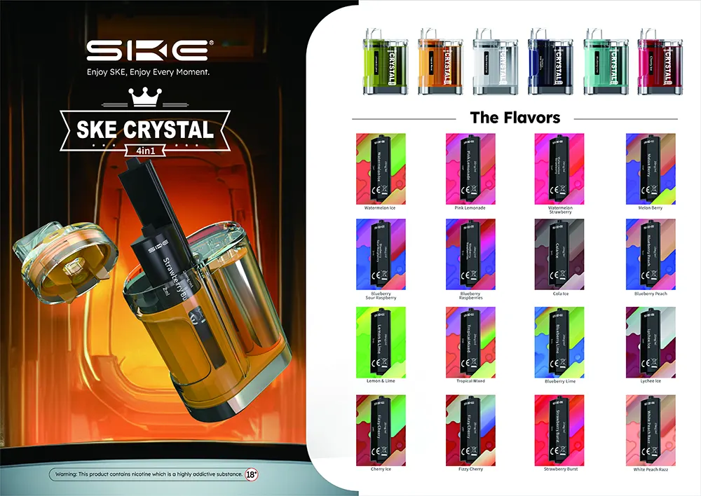 SKE Crystal 4in1 Revolving Pod System Flavours