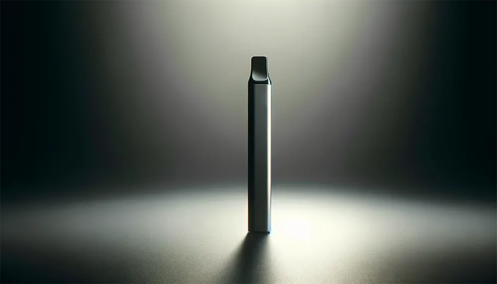 a sleek, buttonless design of a disposable vape pen