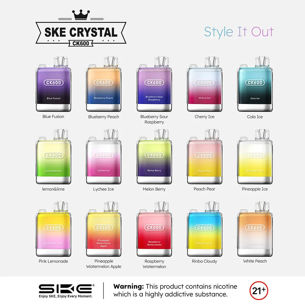 SKE Crystal CK600 Flavor List
