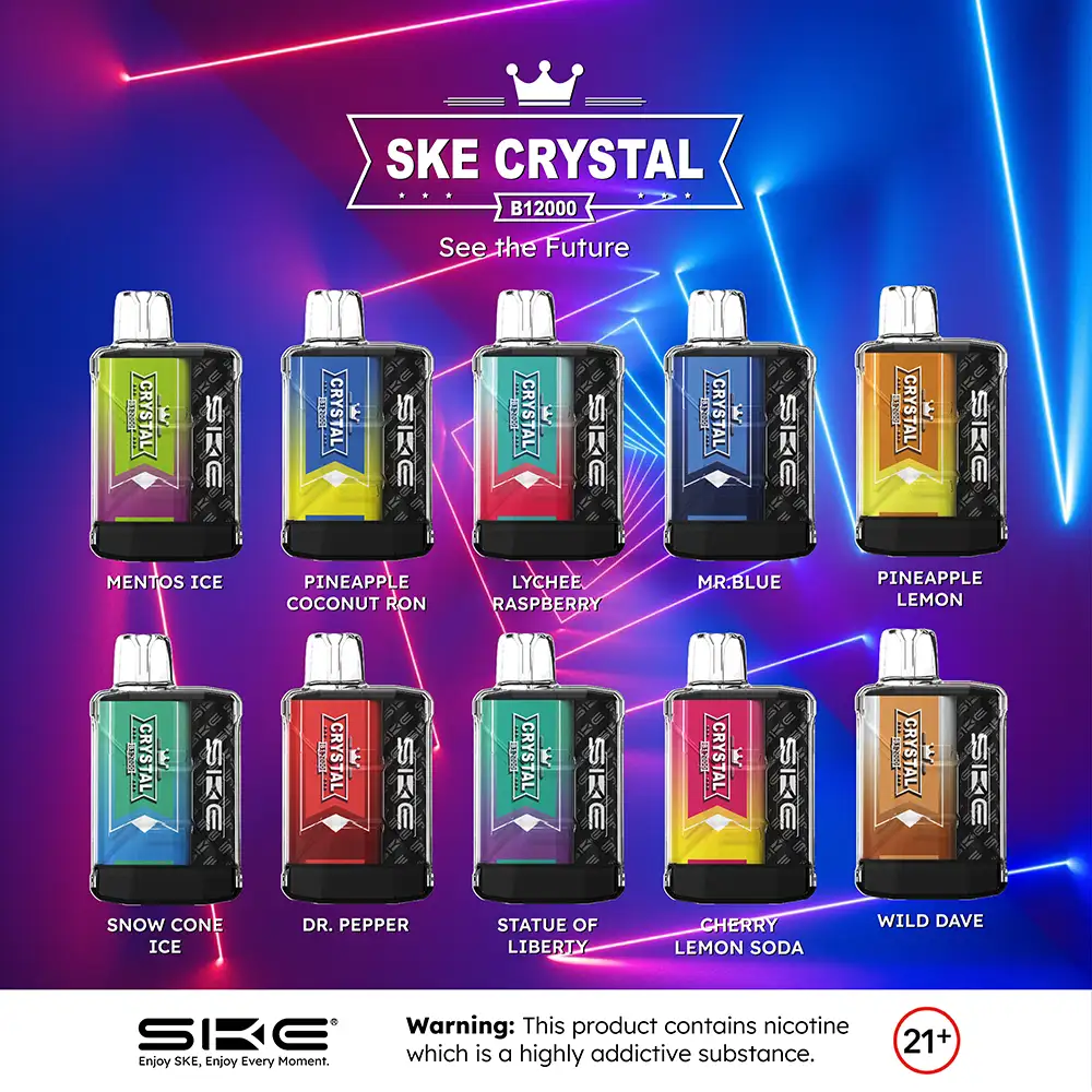 SKE Crystal B12000 12000 Puffs Disposable Vape All Flavors