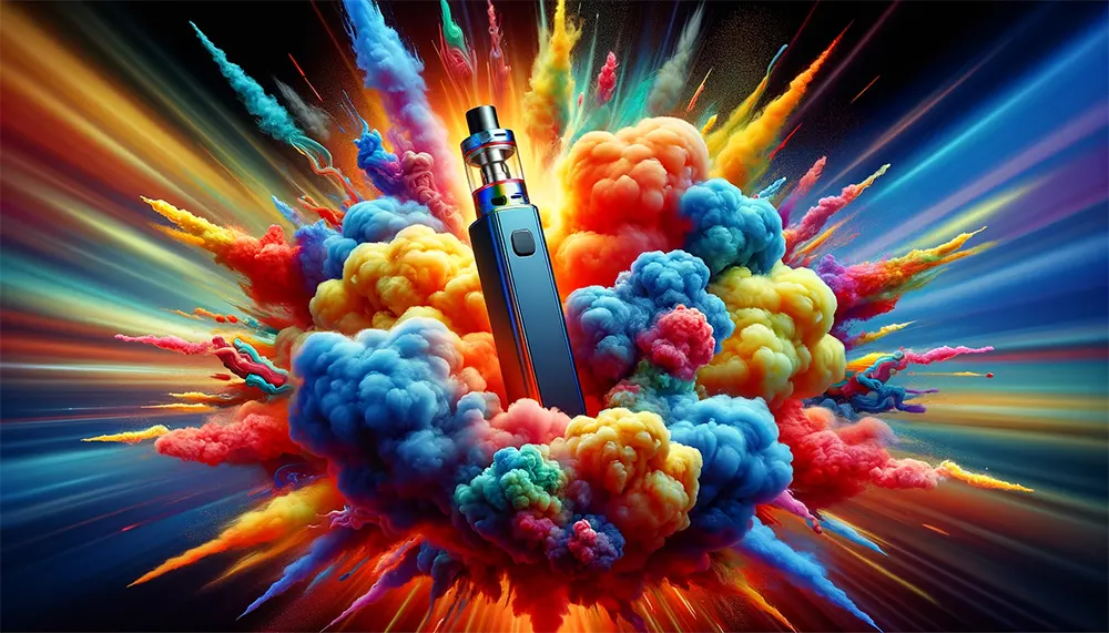 a vivid depiction of the DTL vaping experience