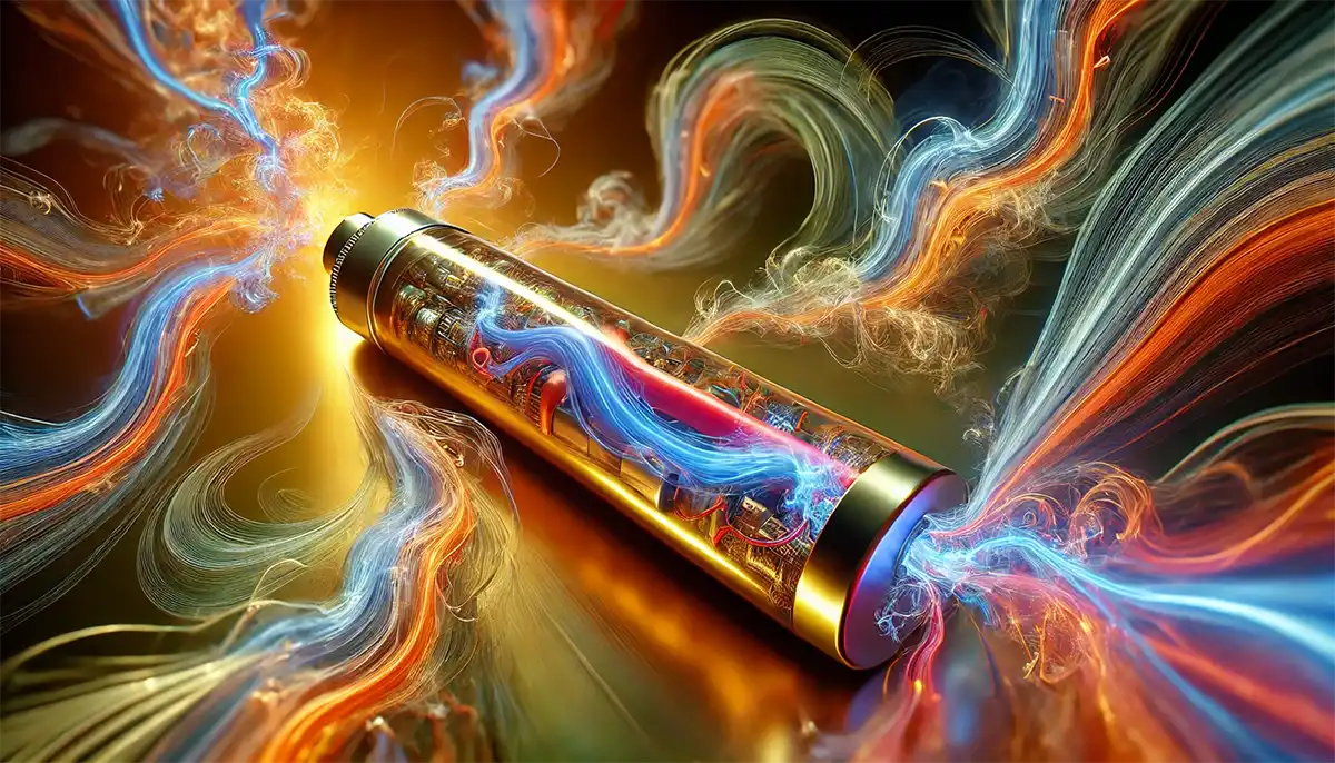 the energy flow in a disposable vape