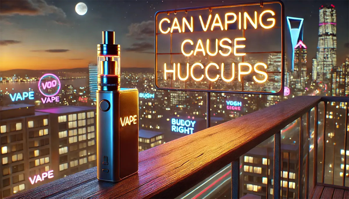 does vaping cause hiccups