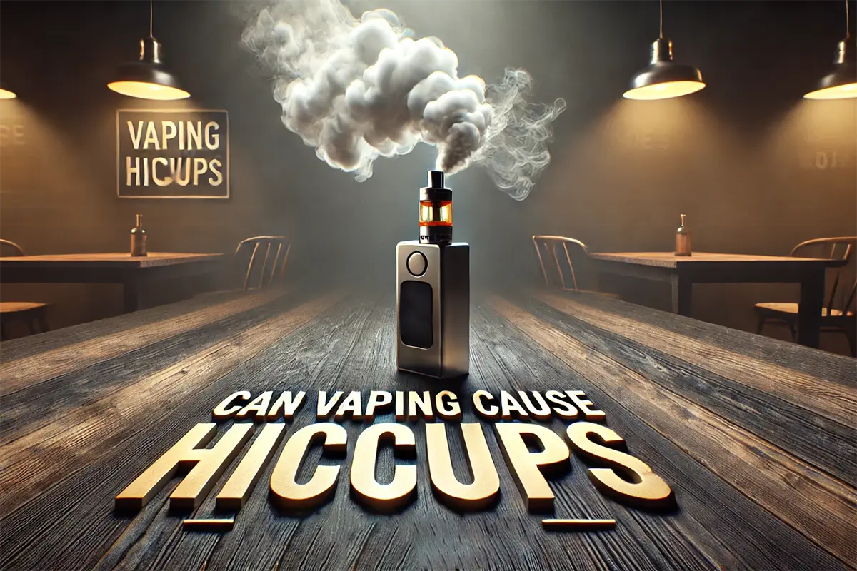 getting hiccups while vaping