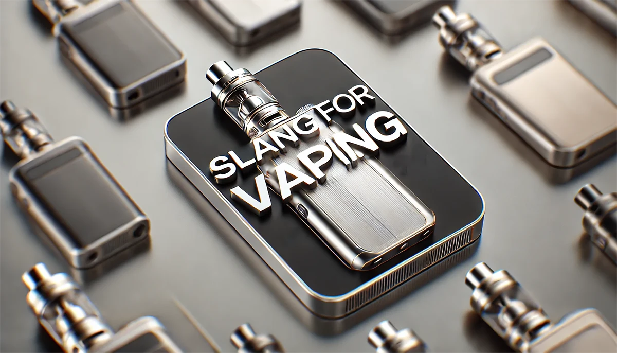 slang terms used for vaping