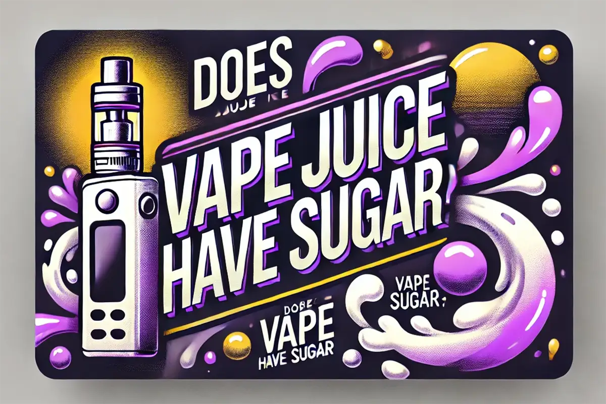 Does Vape Juice Have Sugar