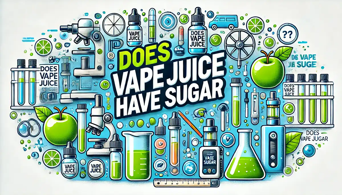 do flavored vape juices have sugar in them