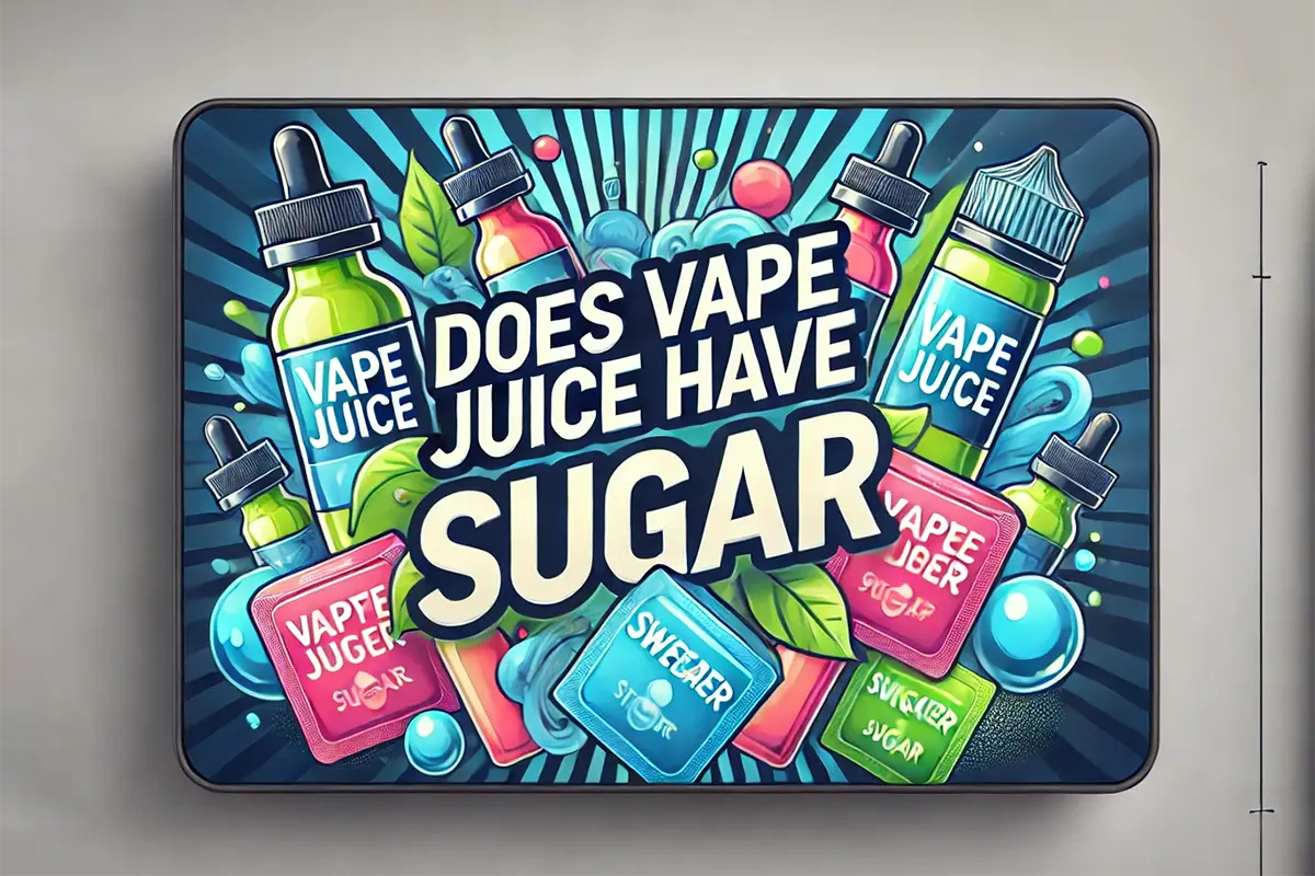 is there sugar in vape juice