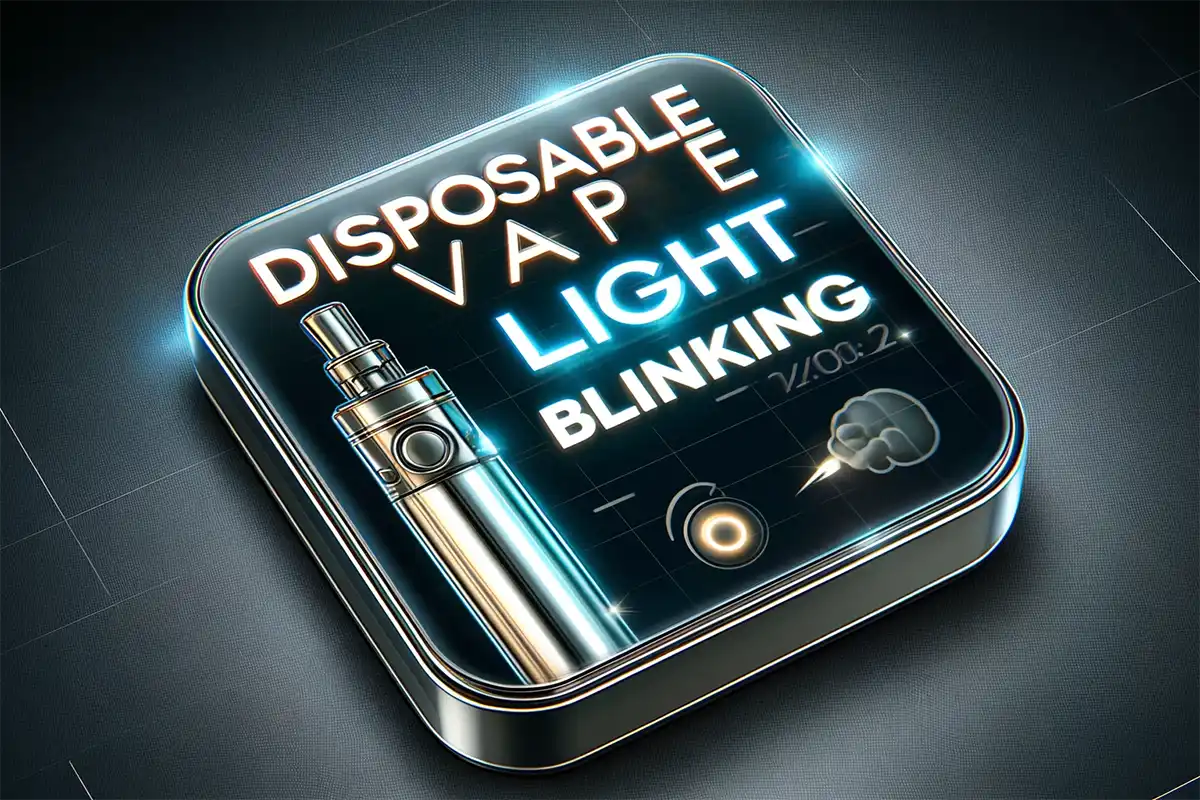 disposable vape pen blinking 10 times