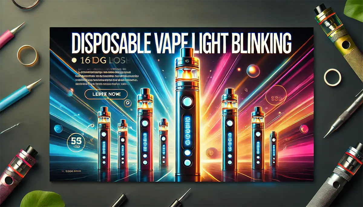 disposable vape blinking