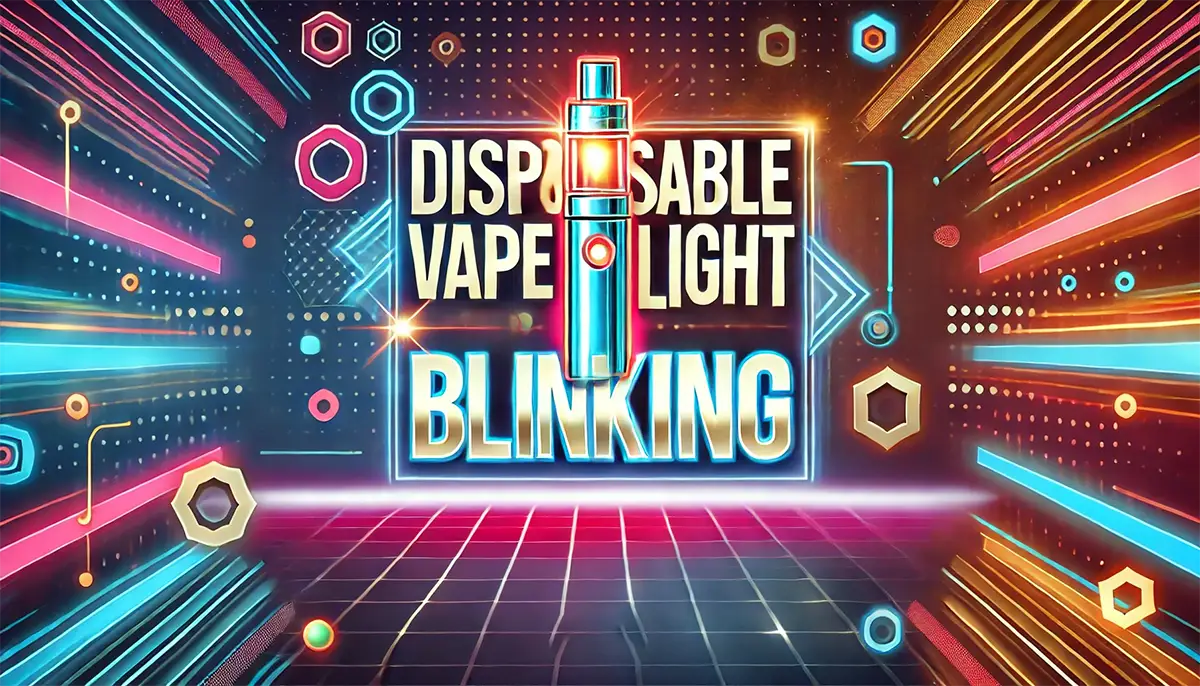 disposable vape pen blinking