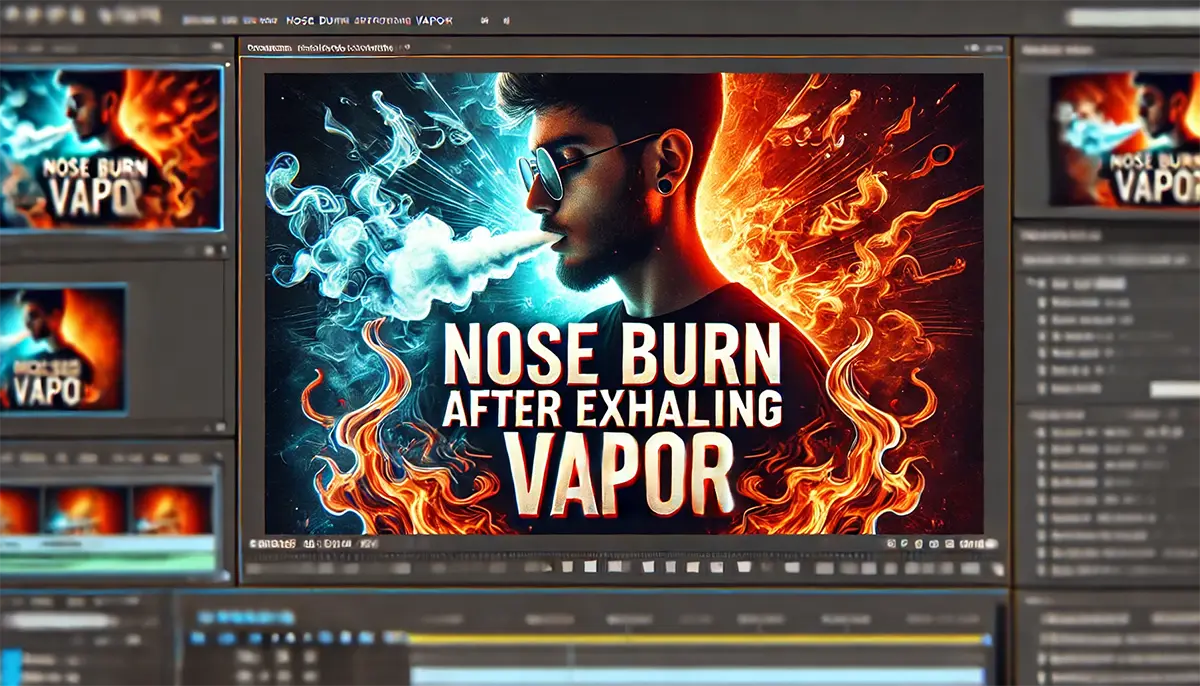 Nose Burn After Exhaling Vapor