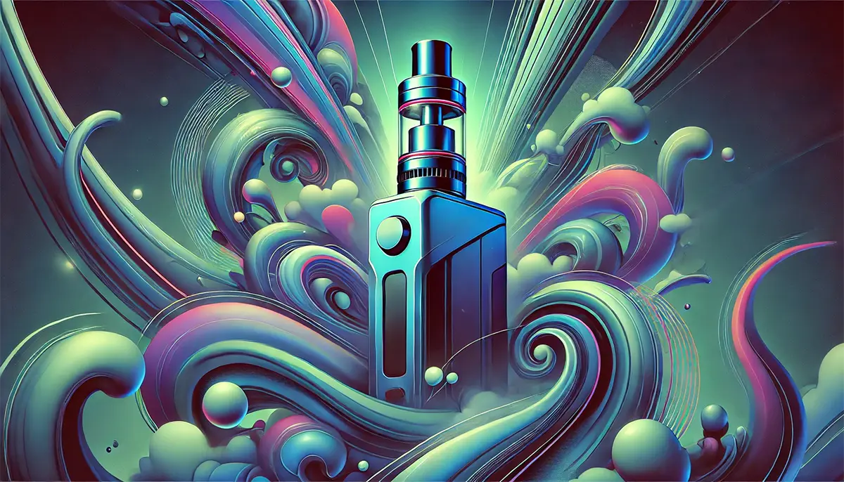 a vape device with atomizer inside