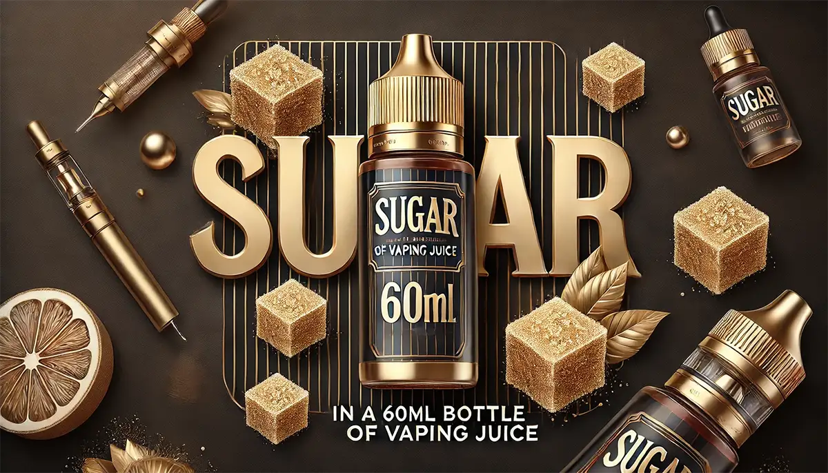 sugar content in a 60ml bottle of vape juice