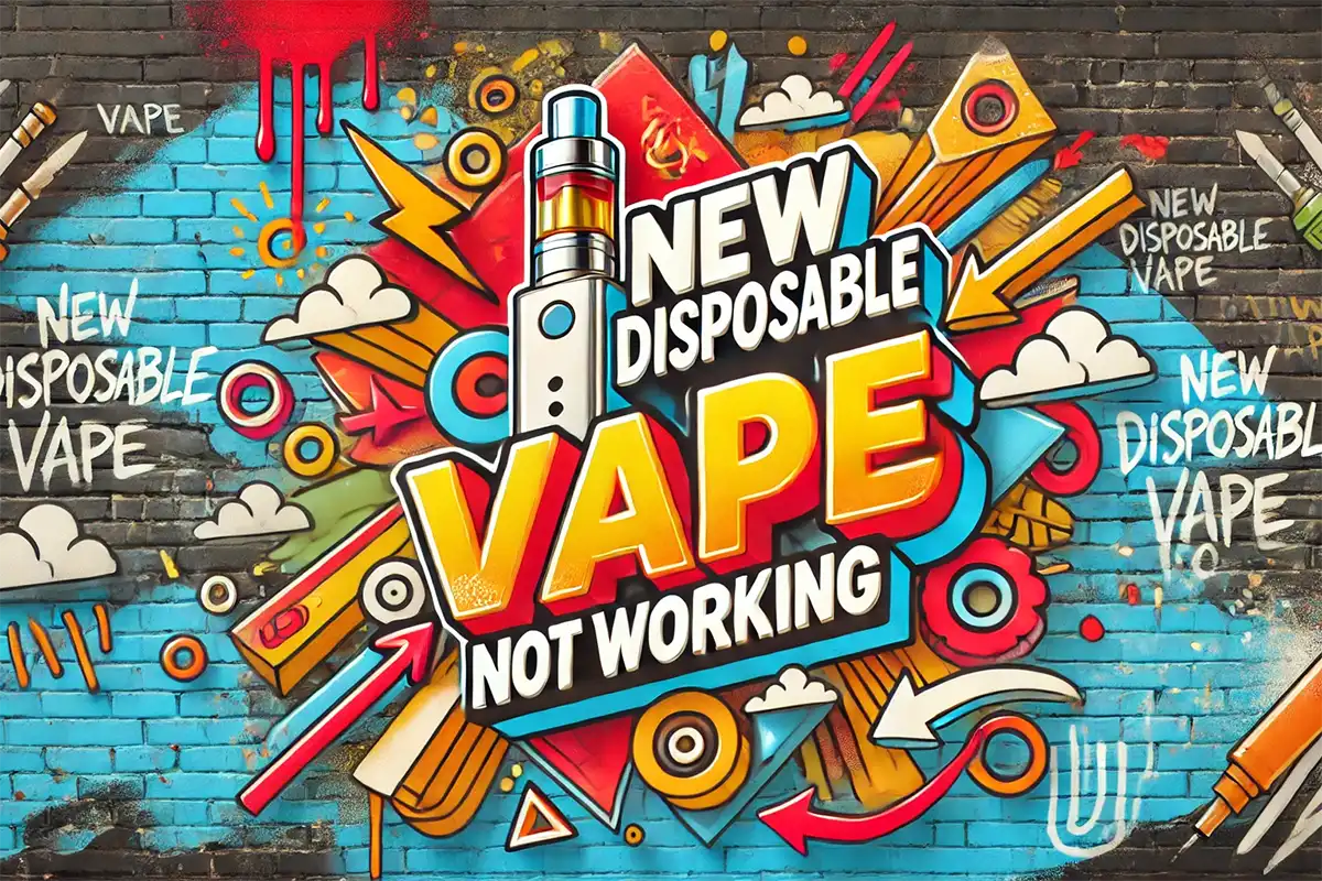 why is my new disposable vape not working