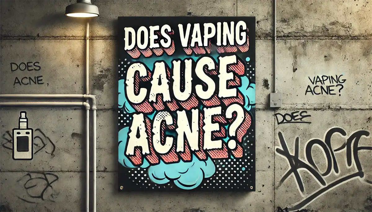 does vaping cause acne on chin