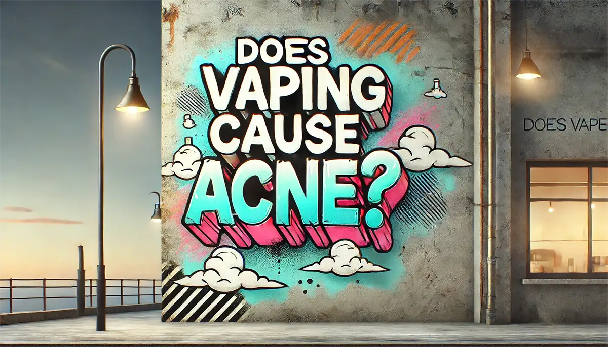 does vaping cause forehead acne