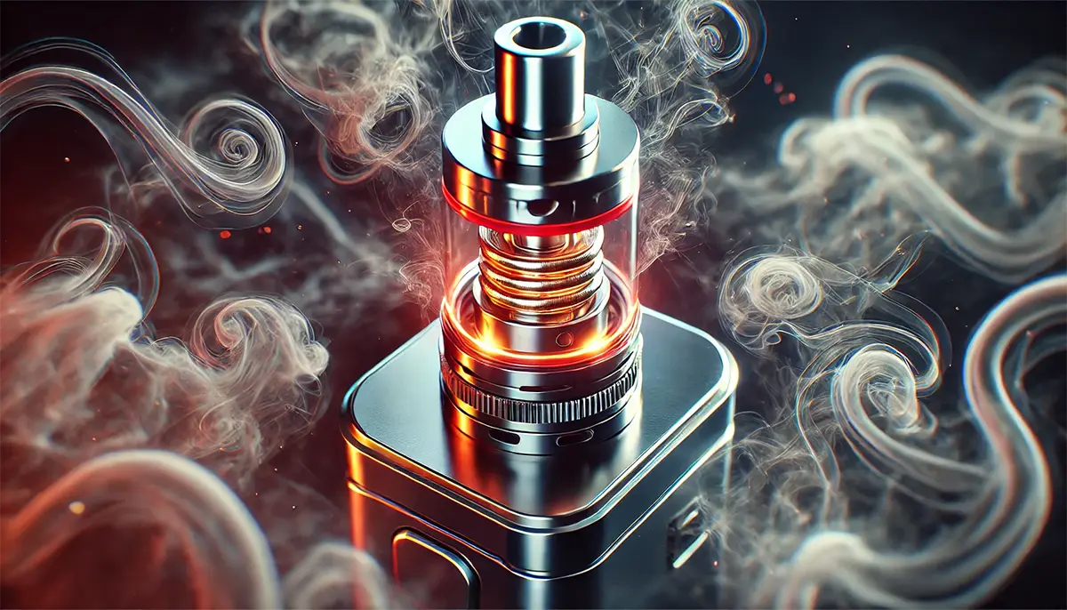 where is the coil in a vape