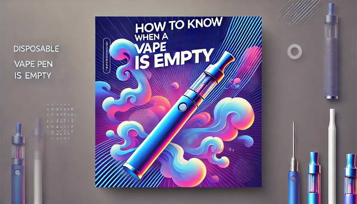 how to know when disposable vape is empty