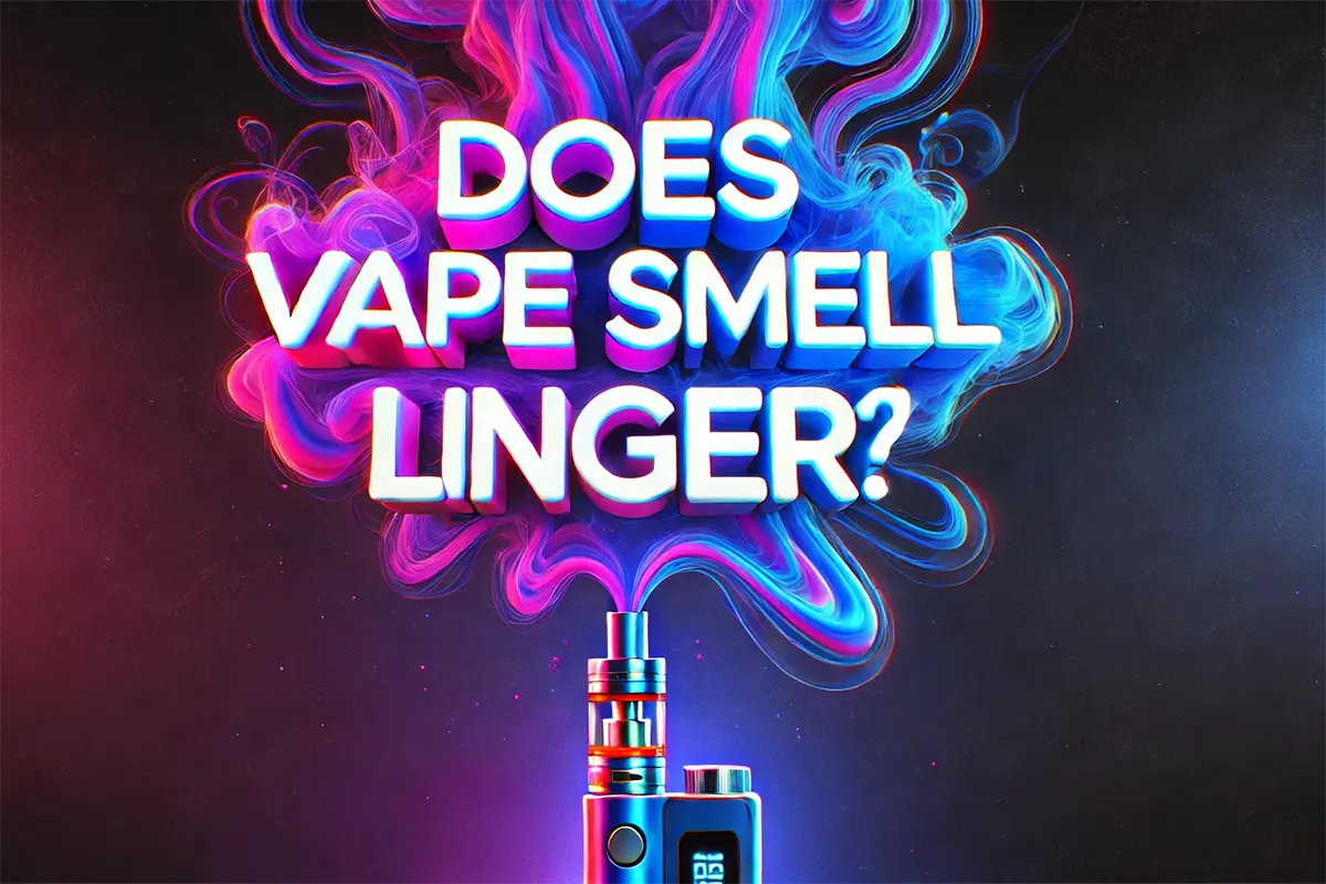 does vape smell linger