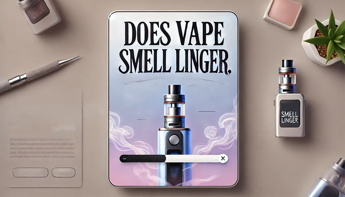 how long does a vape smell linger