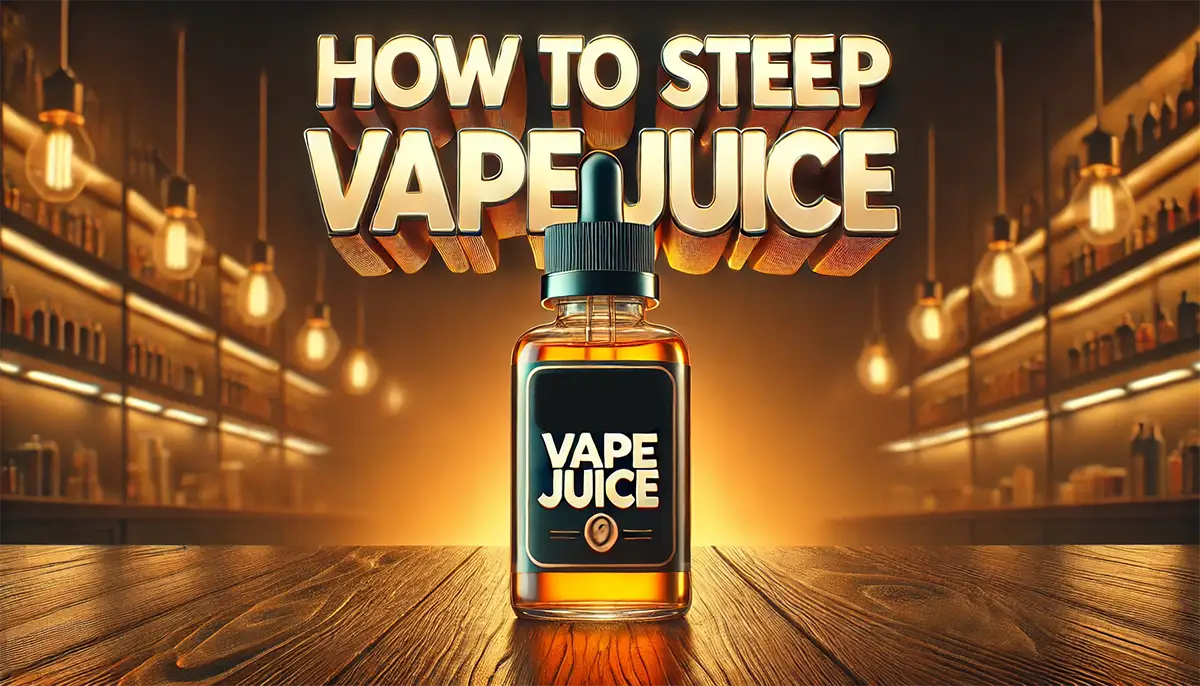 what is steeping vape juice