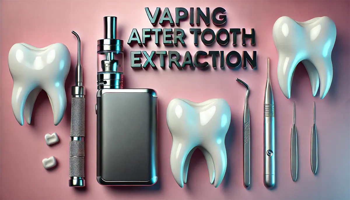 how long after tooth extraction can i vape