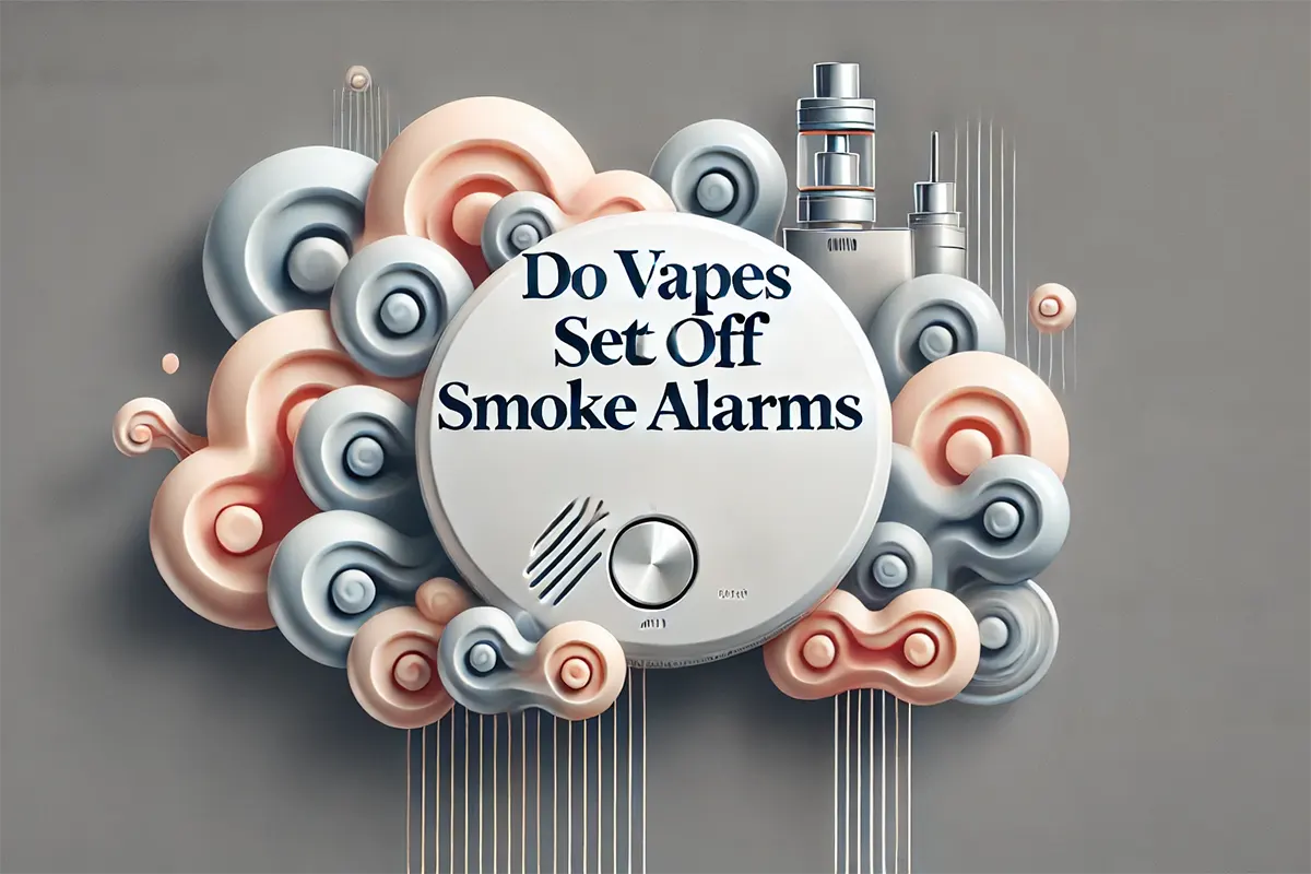 can vapor set off a smoke detector