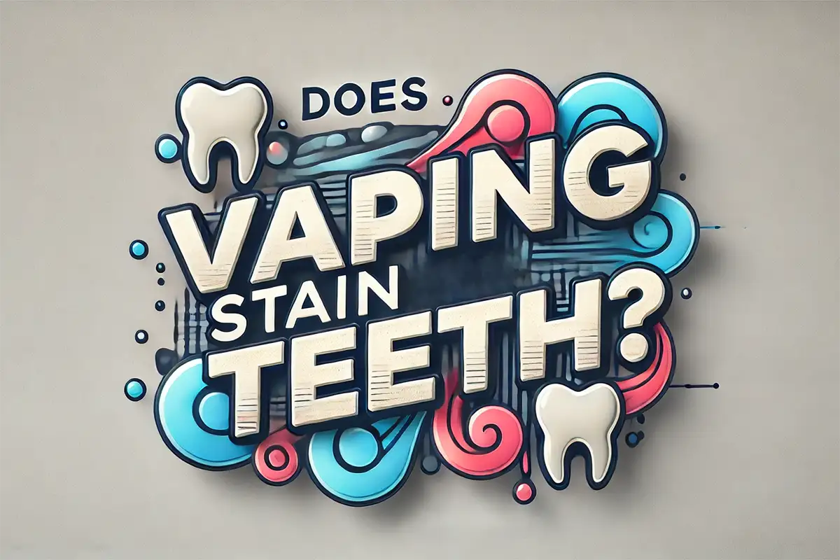 does vape smoke stain teeth​