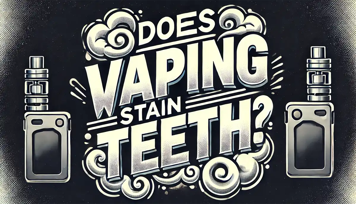 does vaping stain your teeth