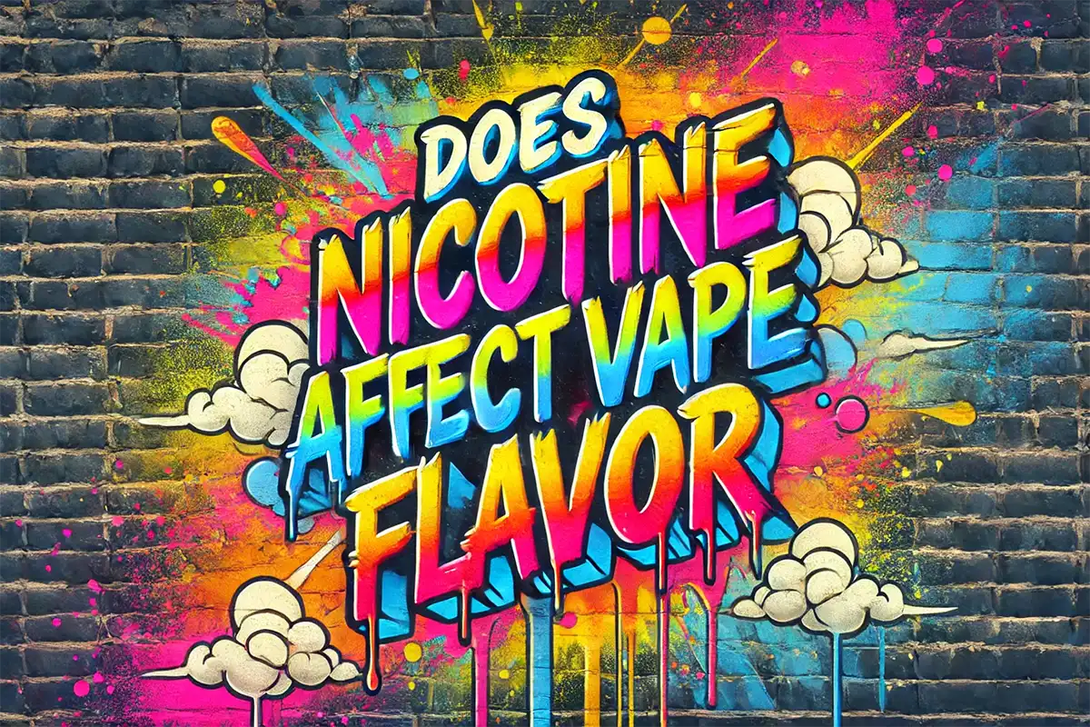 does nicotine affect vape flavor