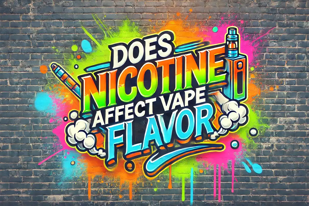 does nicotine add flavour to vapes