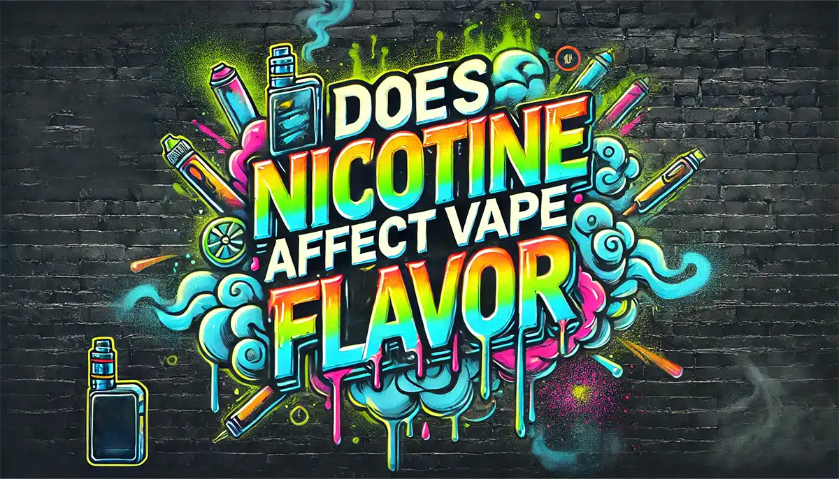 does nicotine change the taste of vape juice