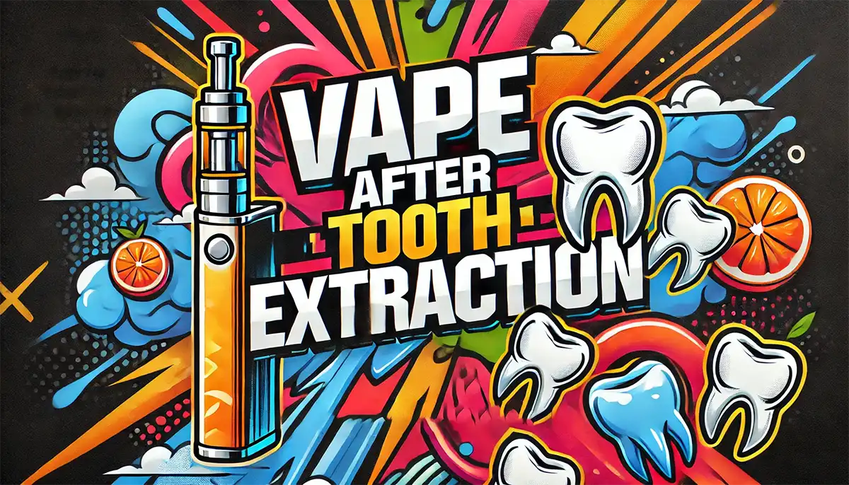 how long can i vape after wisdom tooth extraction