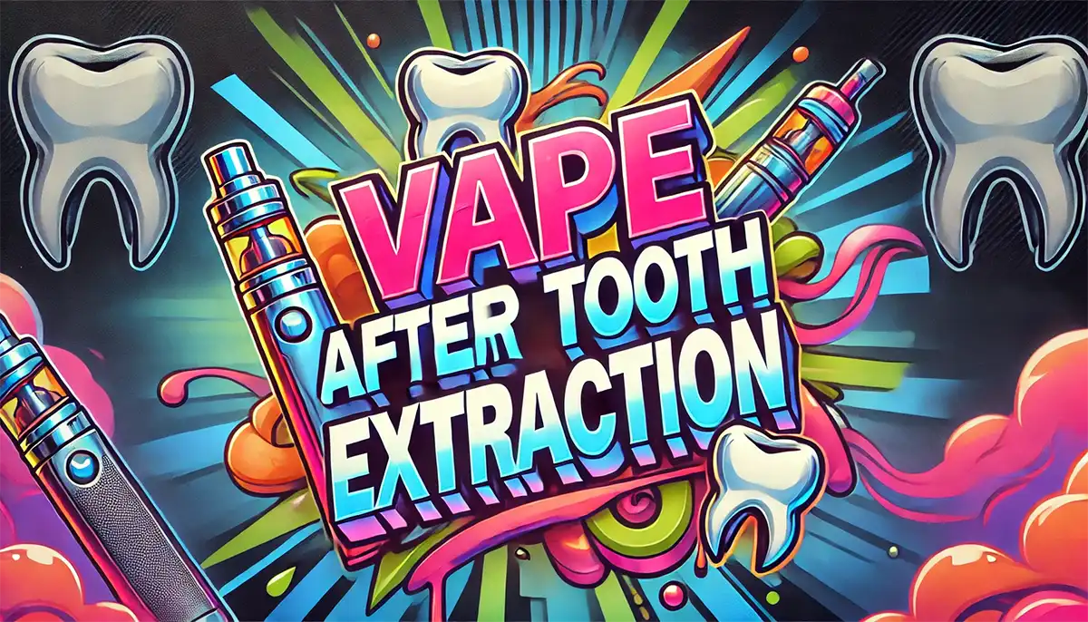 is vaping ok after tooth extraction