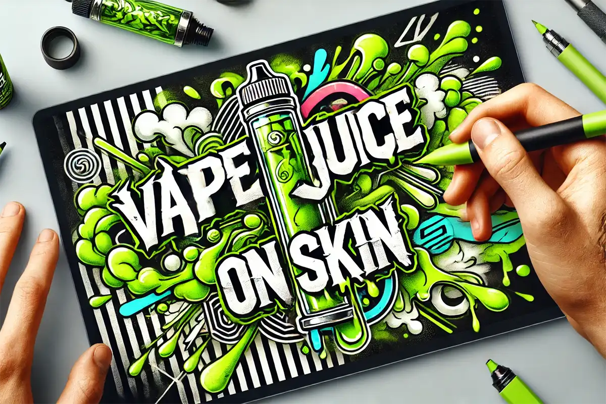 can vape juice be absorbed through skin