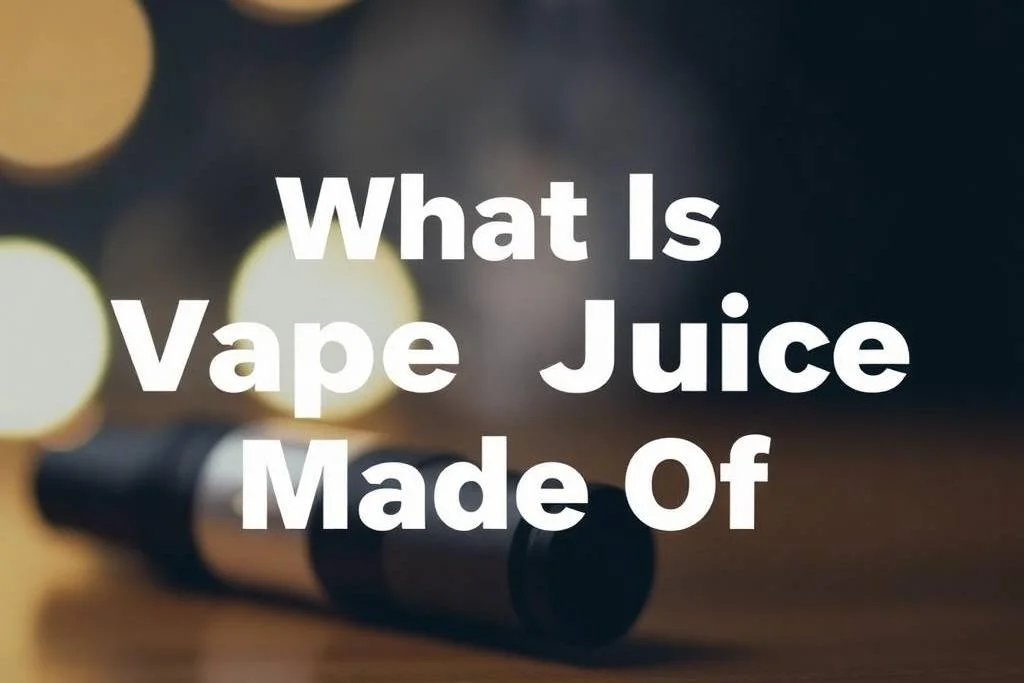 What Is Vape Juice Made Of?
