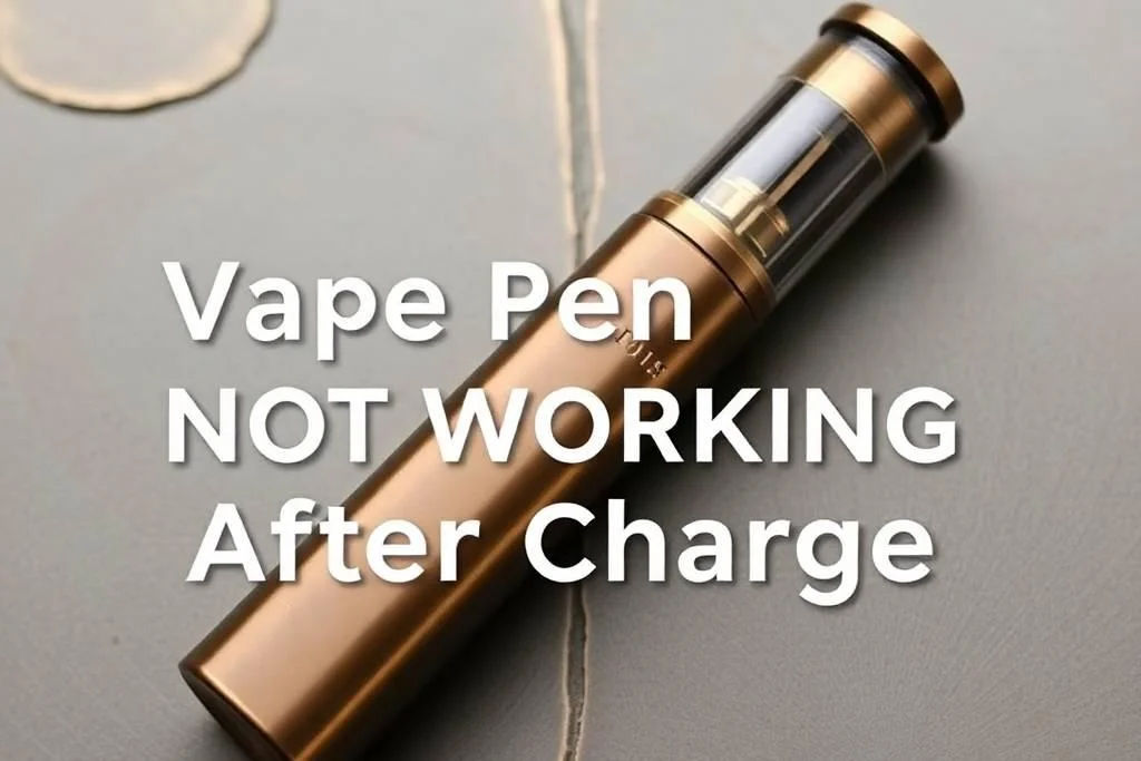 Vape Pen Not Working After Charge: Common Reasons and Fixes