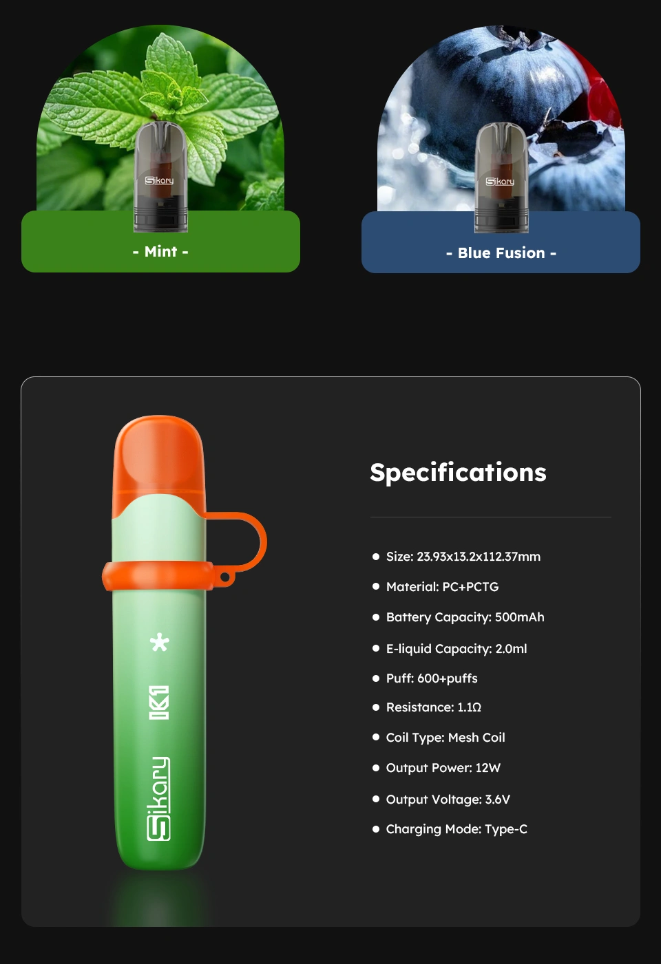 Sikary K1 Pod-Kit
