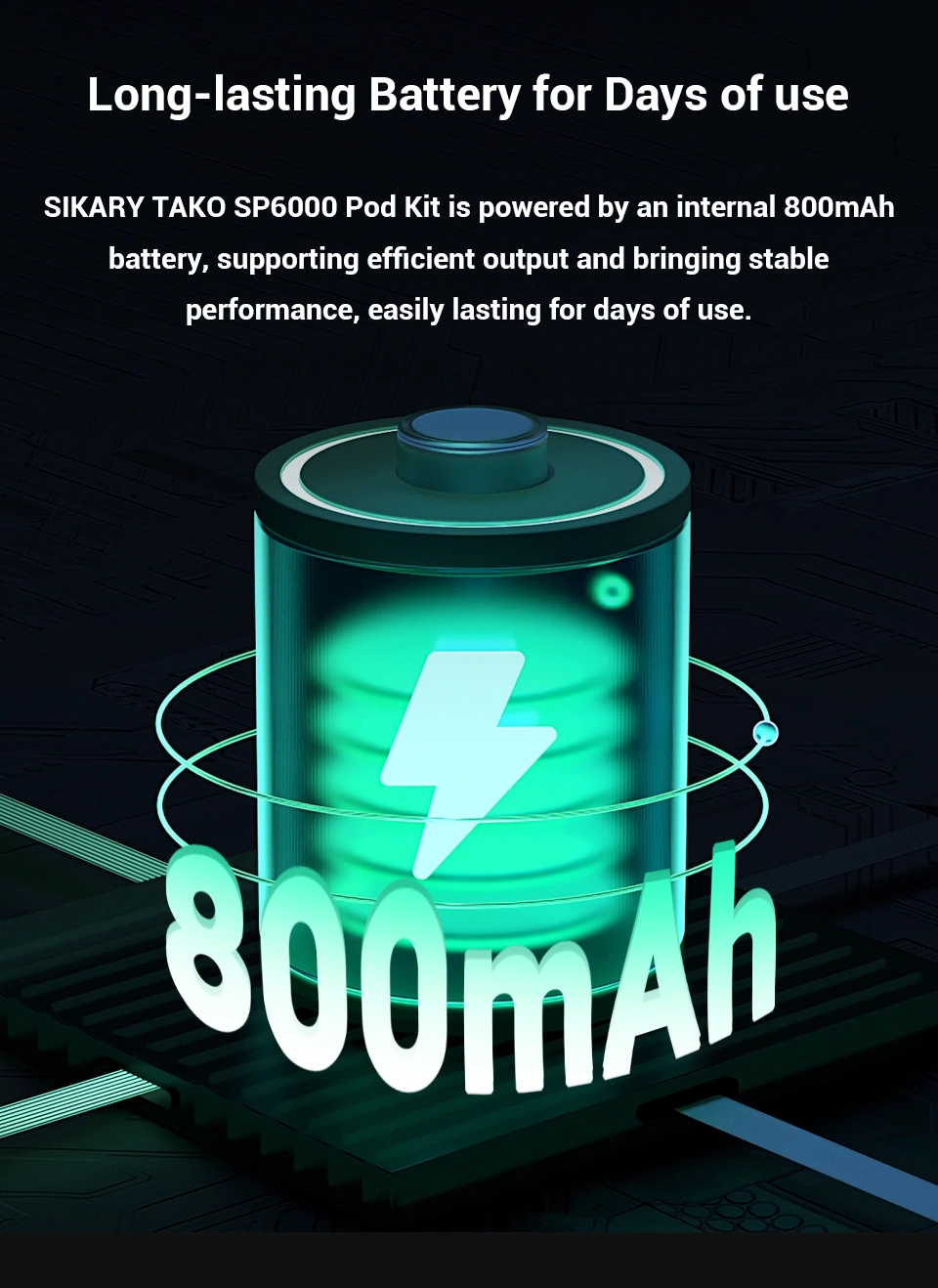 Sikary TAKO SP6000 Pod Kit