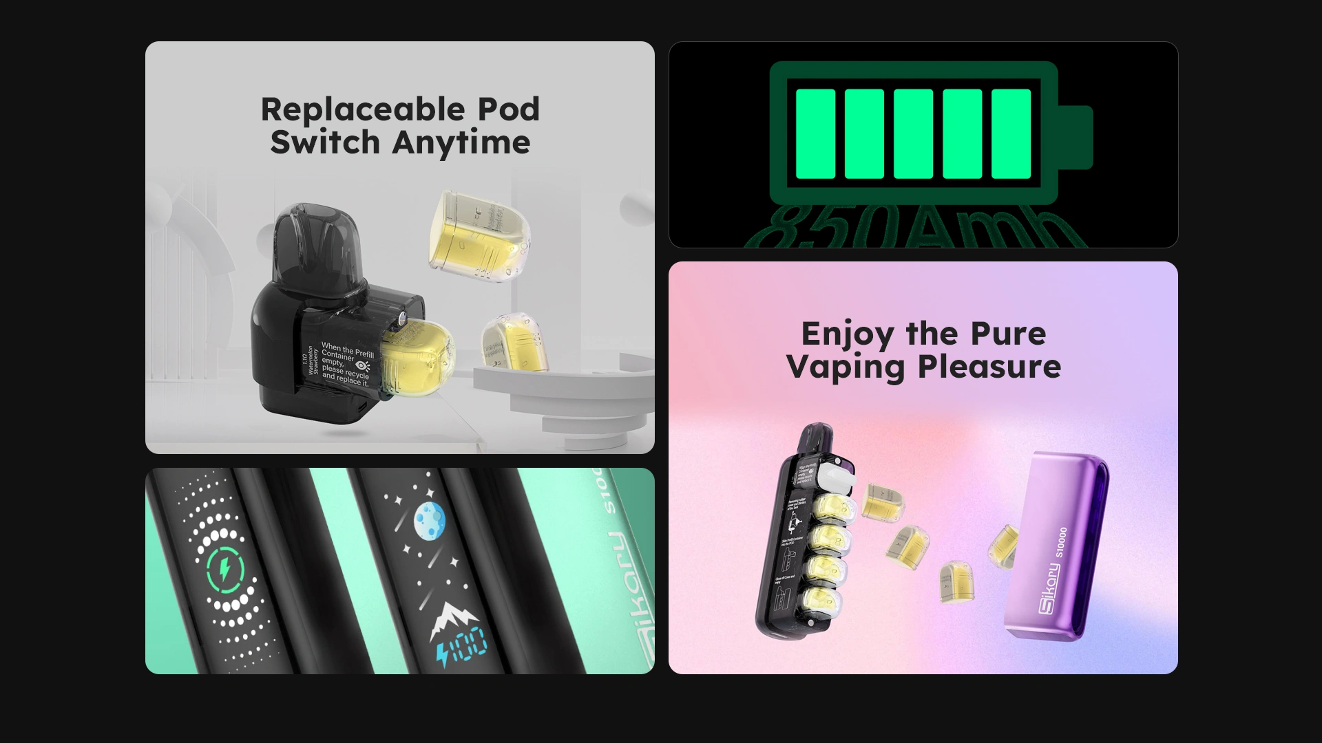 Sikary S10000 Pod Kit