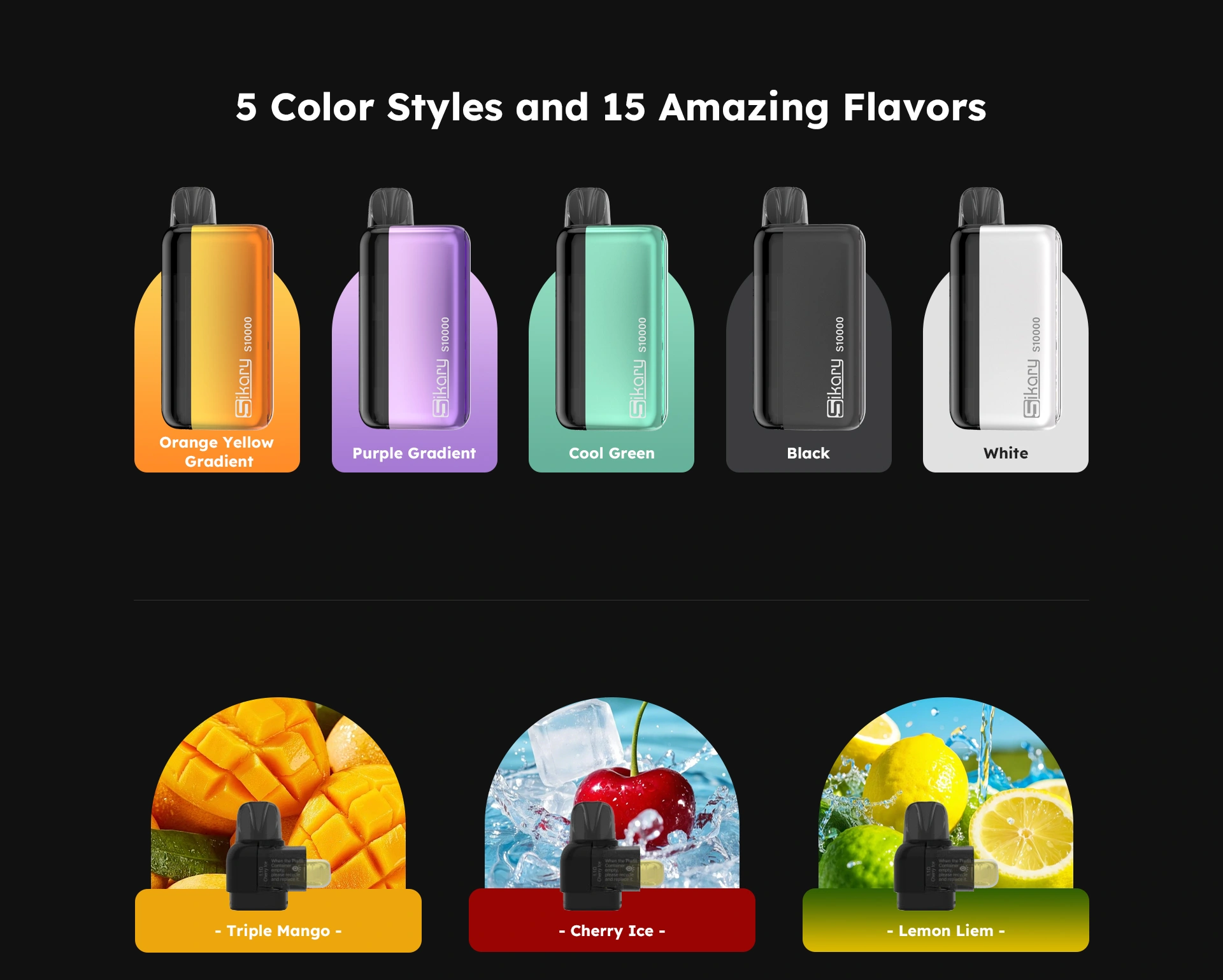 Sikary S10000 Pod Kit