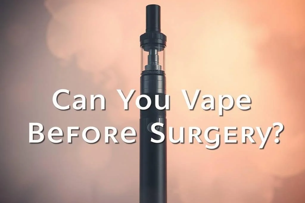 Can You Vape Before Surgery?