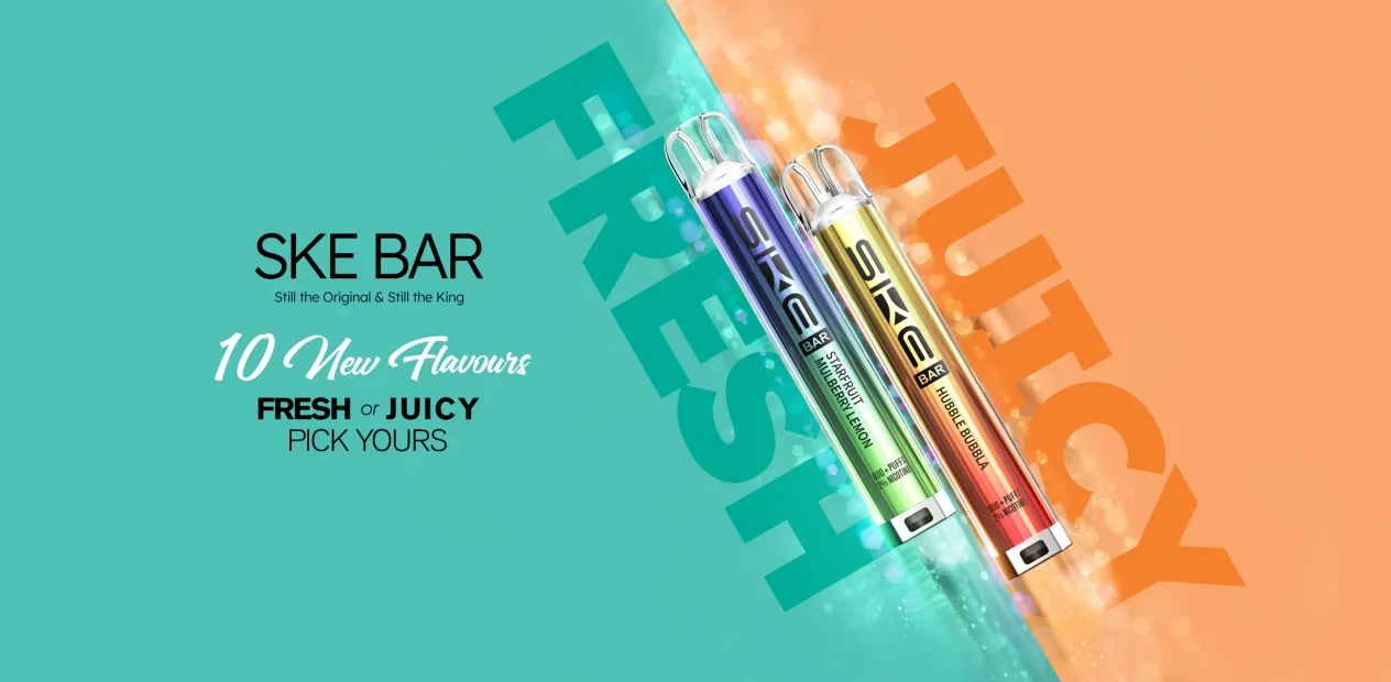 SKE BAR Introduces 10 New Flavours with Fresh & Juicy Dual Series