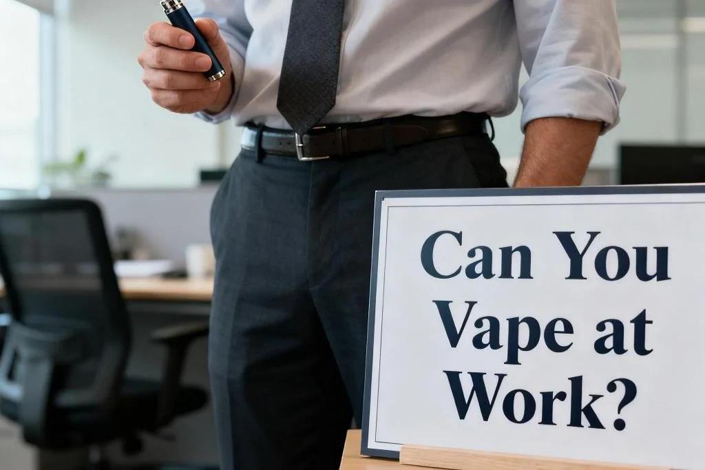 Can You Vape at Work?-1